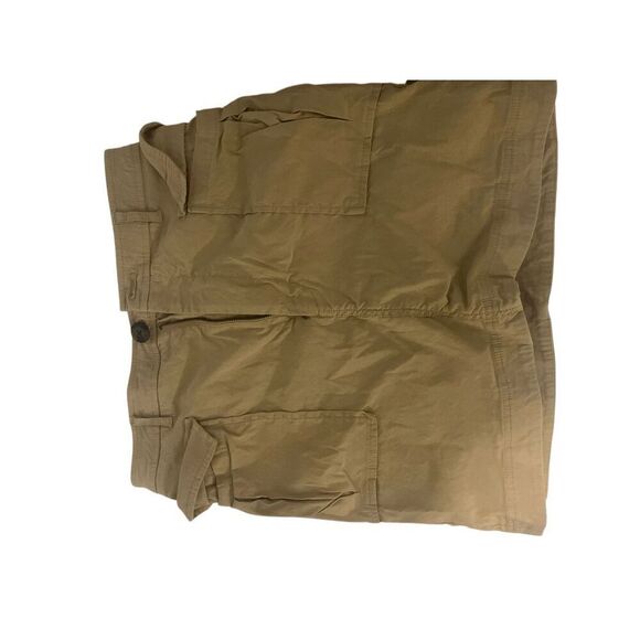 Anthropologie Meave Cargo Skirt Mini Tan with Beige with Pockets - Picture 5 of 5